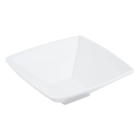 Bon Chef Melamine Small Square Bowl 6 3/8 X 6 3/8 X 2 1/4  12 Oz 53503WHITE